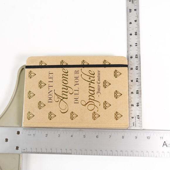 Juicy Couture Don't Let Anyone Dull Your Sparkle Journal Notebook Hardcover Book - Picture 8 of 9